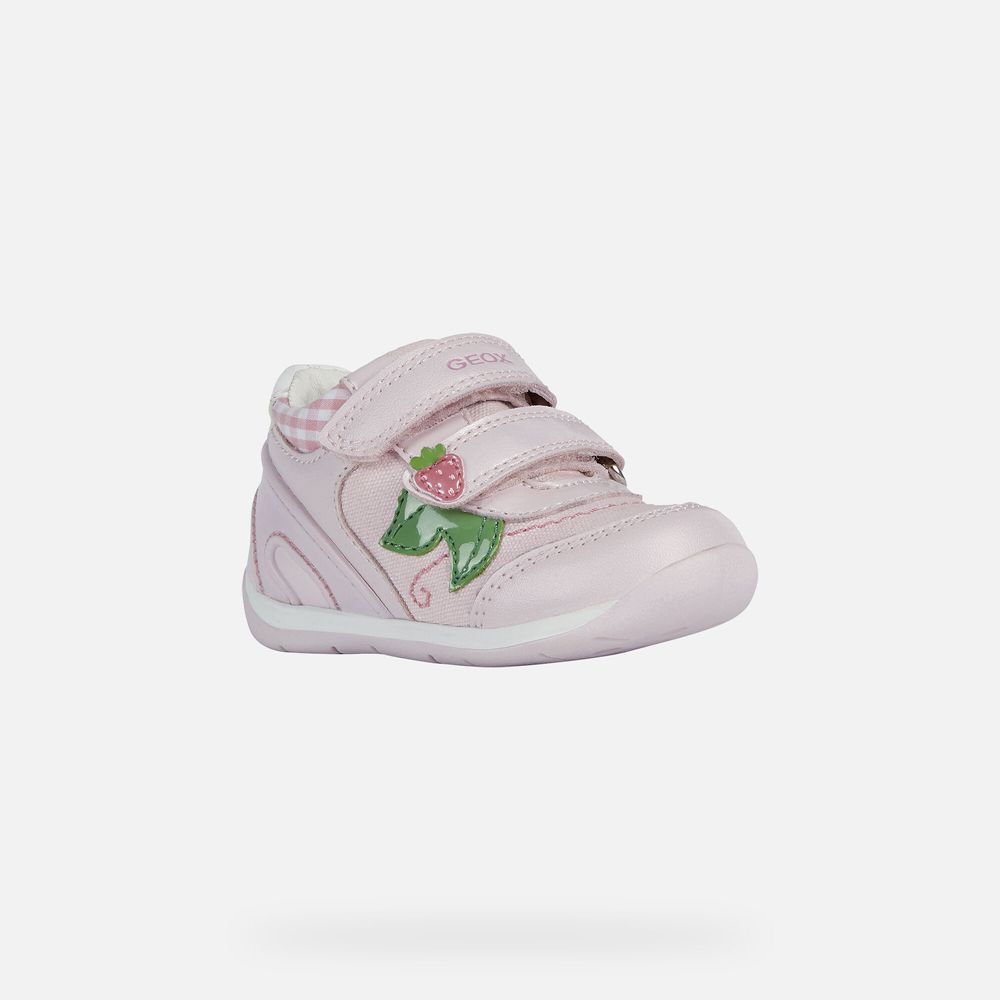 Tenis Geox Bebe Rosa - Each Girl - QVYPJ1042